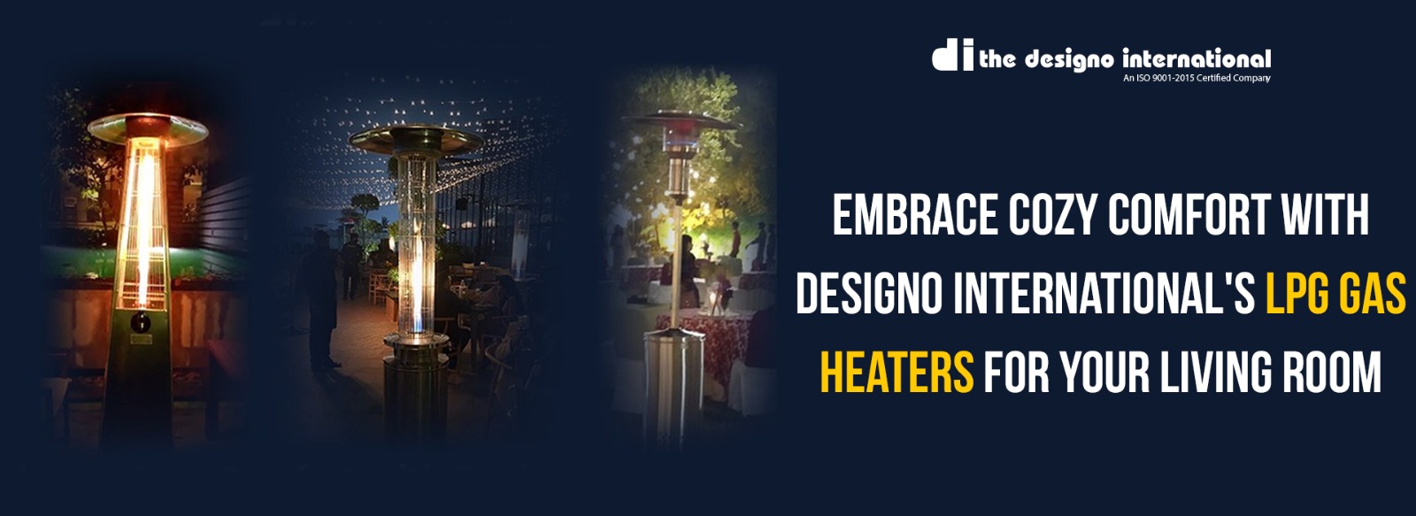 Embrace Cozy Comfort with The Designo International’s LPG Gas Heaters for Your Living Room