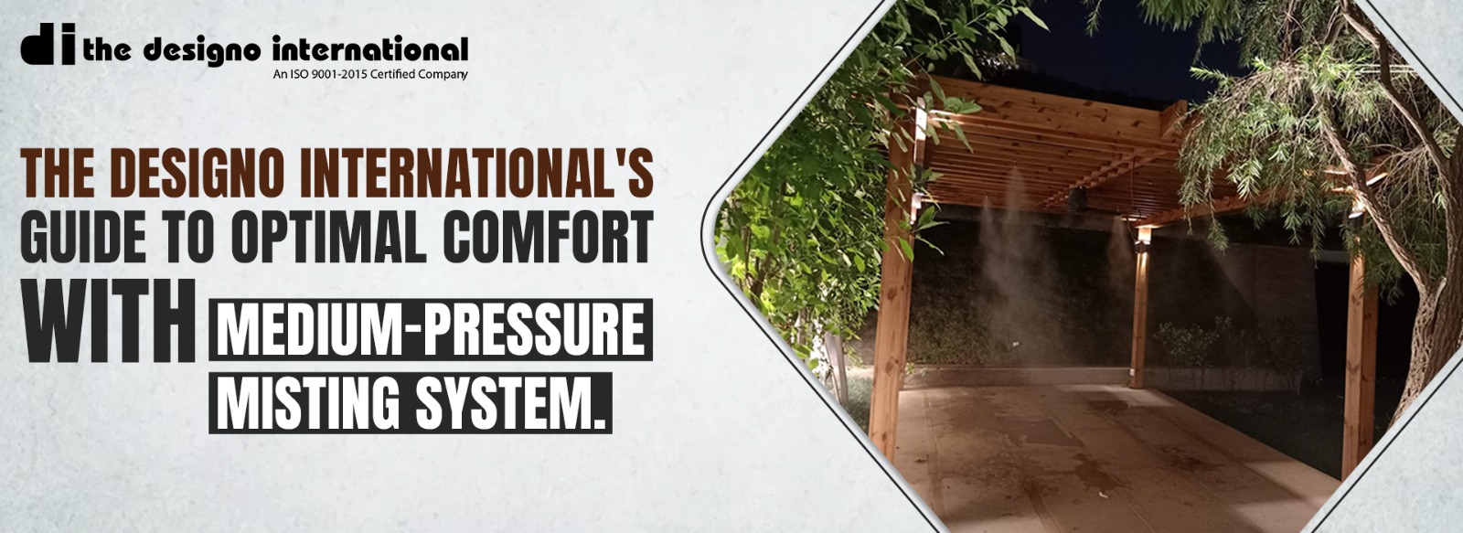 The Designo International’s Guide to Optimal Comfort with Medium-Pressure Misting System