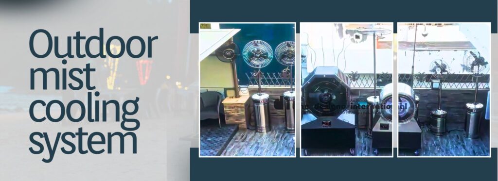 Outdoor mist cooling system